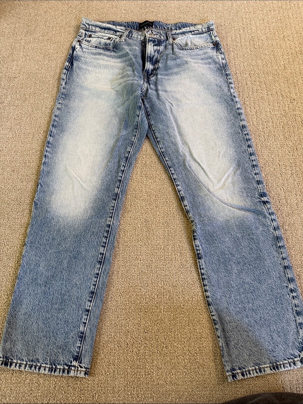 Lucky Brand Light Wash Straight Jeans - Light Blue